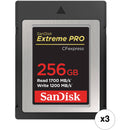 SanDisk 64GB Extreme PRO CFexpress Card Type B (3-Pack)