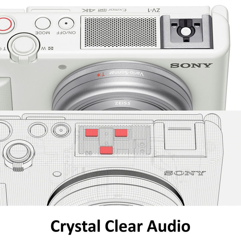 Sony ZV-1 Digital Camera (White)