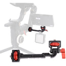 DigitalFoto Solution Limited Rotatable Monitor Bracket with Smartphone Clamp for DJI RS 2, RS 3, RS 3 Pro & Other Gimbals