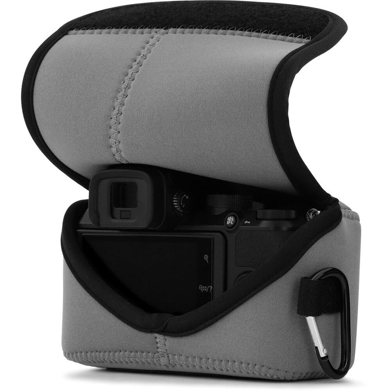 MegaGear Ultralight Neoprene Case for Nikon Z 50 with 16-50mm Lens (Gray)