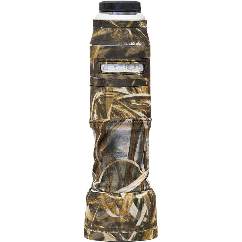 LensCoat Lens Cover for Canon RF 100-500 IS Lens (RealTree AP Snow Camo)