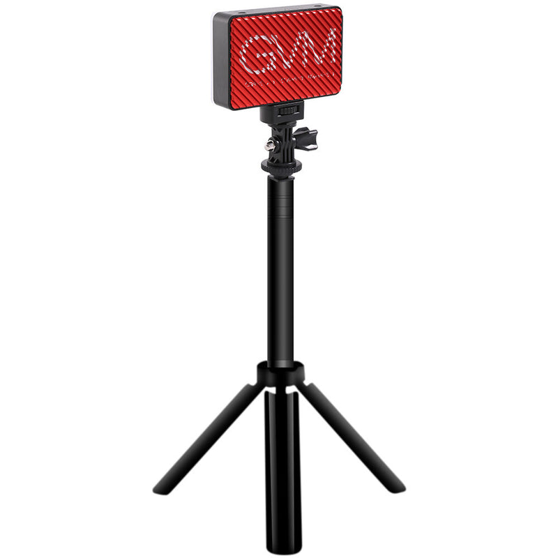 GVM Variable-Color On-Camera LED Light Kit with Mini Tripod & Suction Mount