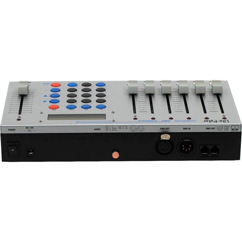 ikan Lite-Puter Junior 6-Channel Compact DMX Console with Scene Recall