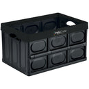 Greenmade InstaCrate Collapsible Plastic Storage Crate (Black)