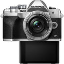 Olympus OM-D E-M10 Mark IV Mirrorless Digital Camera with 14-42mm Lens (Silver)