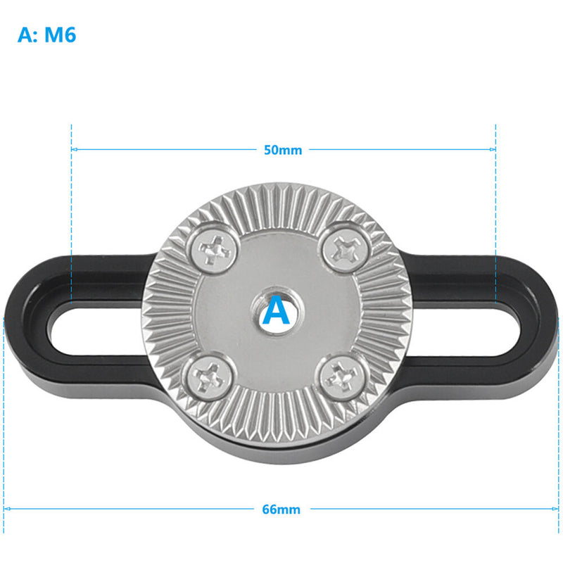 CAMVATE ARRI M6 Rosette Adapter for 1/4"-20 Threads