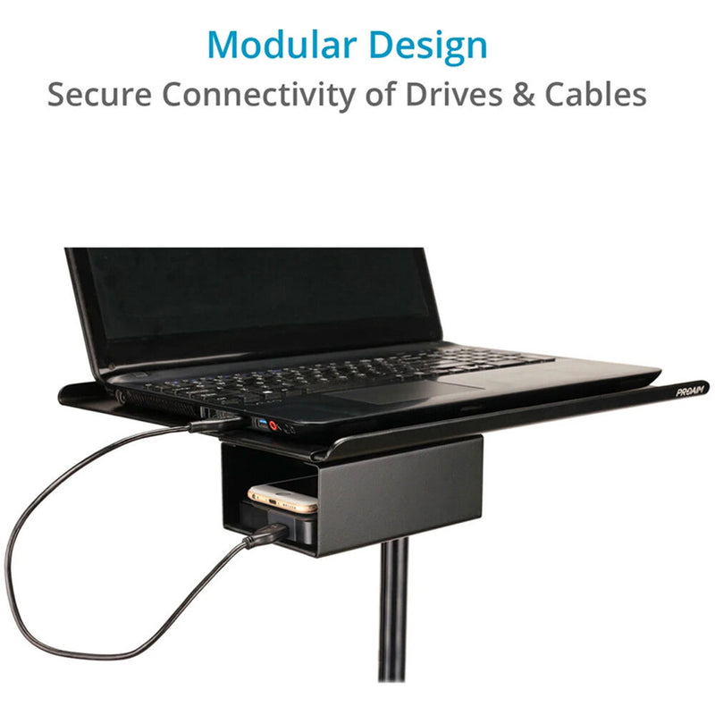 Proaim External Drive Compartment for Universal Laptop Workstation