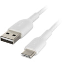 Belkin Boost Charge USB Type-A to C Cable (3.3', White)