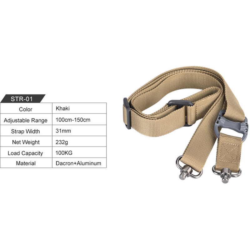 Sunwayfoto Multi-Functional Camera Strap with QD Sling Swivel