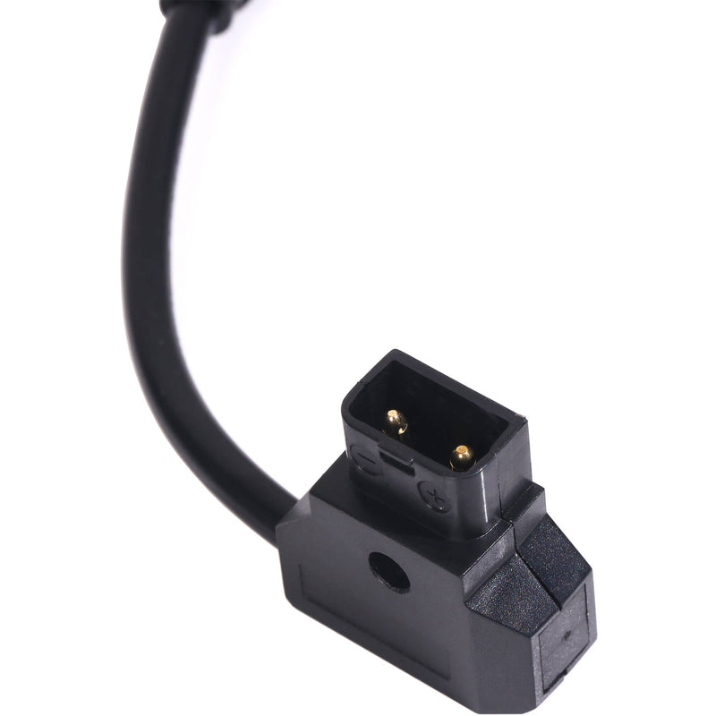 ProAm USA D-Tap Male to 2 D-Tap Female Multi Hub Splitter Power Tap Cable for V-Mount Batteries (10")