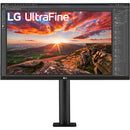 LG 27BN88U-B UltraFine Ergo 27" 16:9 UHD 4K FreeSync HDR10 IPS Monitor