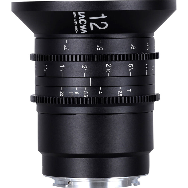 Venus Optics Laowa 12mm T2.9 Zero-D Cine Lens (Canon RF, Feet)