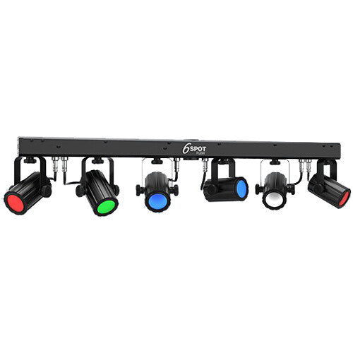 CHAUVET DJ 6Spot RGBW Complete Pack-N-Go Lighting Solution