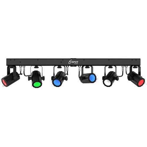 CHAUVET DJ 6Spot RGBW Complete Pack-N-Go Lighting Solution