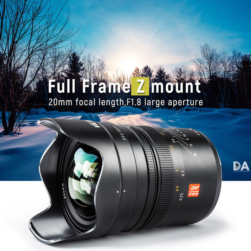 Viltrox PFU RBMH 20mm f/1.8 ASPH Lens for Nikon Z