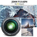 Viltrox PFU RBMH 20mm f/1.8 ASPH Lens for Nikon Z