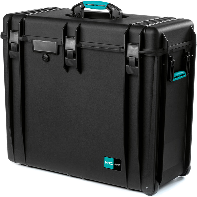 HPRC 4800 Wheeled Rolling Resin Hard Case with Cubed Foam (Black)