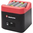 Manfrotto ProCUBE Professional Twin Charger for Select Canon Batteries