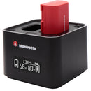 Manfrotto ProCUBE Professional Twin Charger for Select Canon Batteries