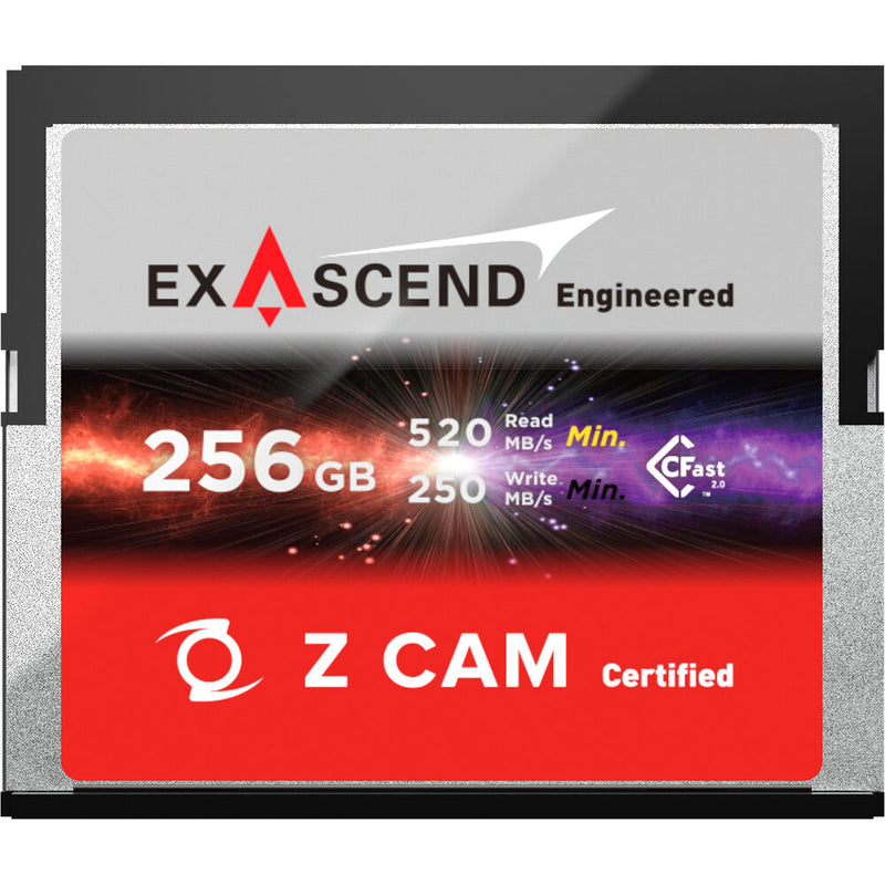 Z CAM 256GB ExAscend CFast 2.0 Memory Card