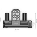 SmallRig Dual 15mm LWS Rod Hinge for Battery Mount