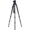 Miller CX10 SOLO-Q 100 3-Stage Carbon Fiber Tripod with Case