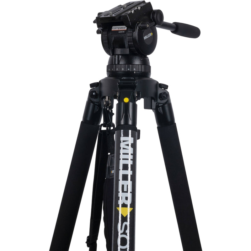 Miller CX14 SOLO-Q 100 3-Stage Carbon Fiber Tripod