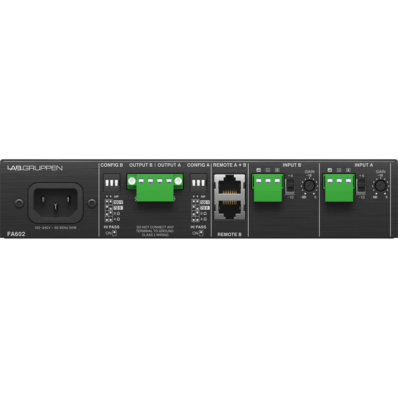 Lab.Gruppen 2 x 60W Commercial Amplifier