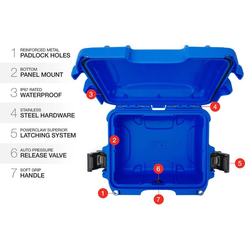 Nanuk 905 Hard Utility Case without Insert (Blue)