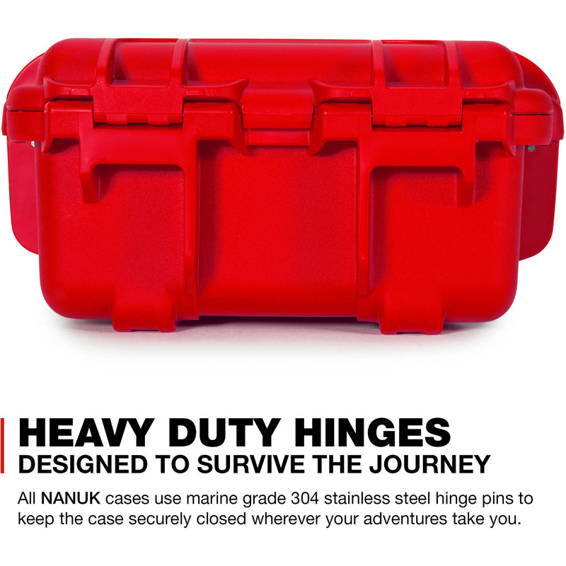 Nanuk 905 Hard Utility Case without Insert (Red)