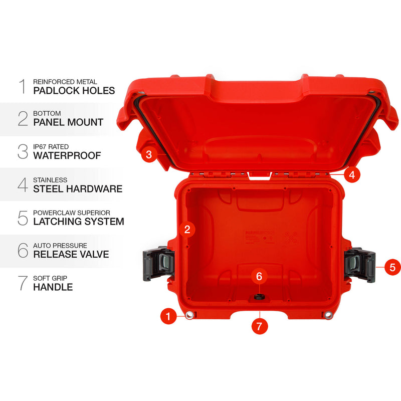 Nanuk 905 Hard Utility Case without Insert (Red)