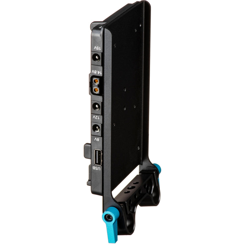 IndiPRO Tools V-Mount Battery Plate with Multiple Output Ports and 15mm Rod Adapter