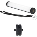 Nanlite PavoTube II 6c 2-Light Kit with Mini Ball Head