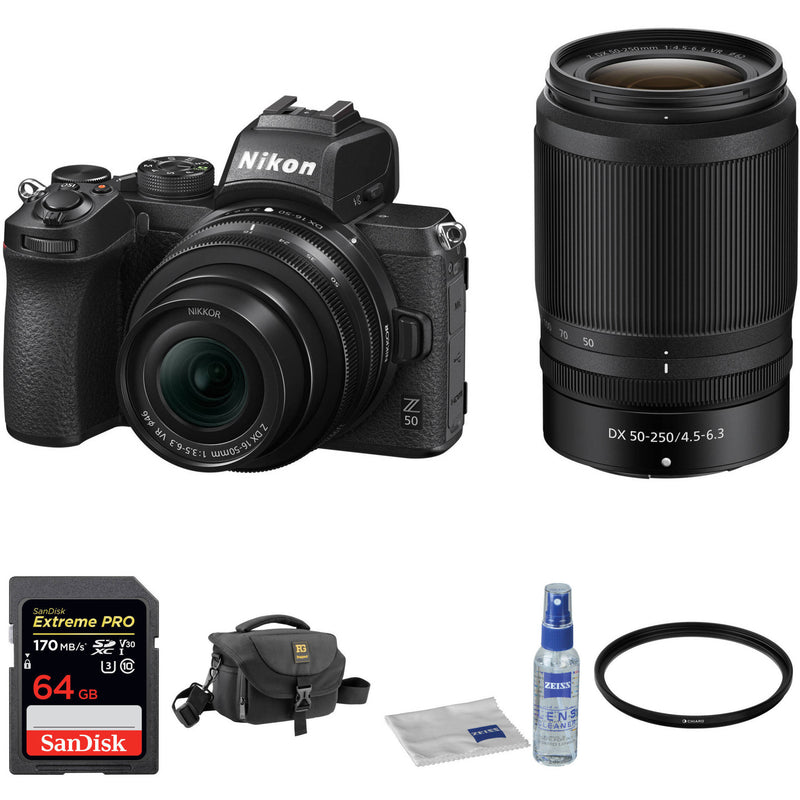 Nikon Z 50 Mirrorless Digital Camera Body with Accessories Kit