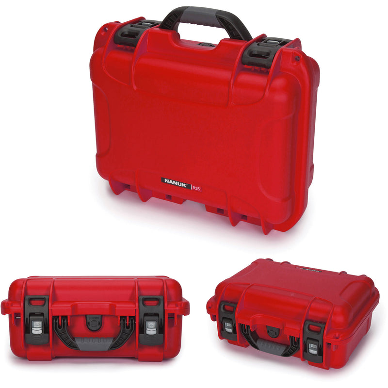 Nanuk 915 Hard Utility Case with Foam Insert (Red)