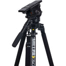 Miller Arrowx 1 Fluid Head & Solo-Q 100 2-Stage Carbon Fiber Tripod Kit