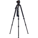 Miller CX14 Fluid Head & Solo-Q 100 2-Stage Carbon Fiber Tripod Kit