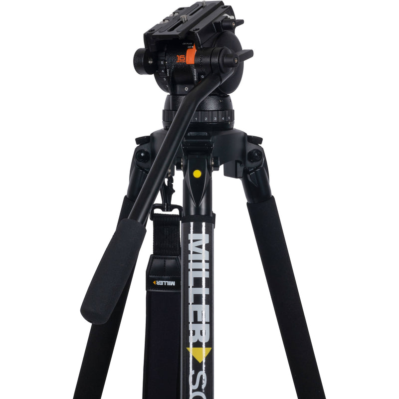 Miller CX14 Fluid Head & Solo-Q 100 2-Stage Carbon Fiber Tripod Kit