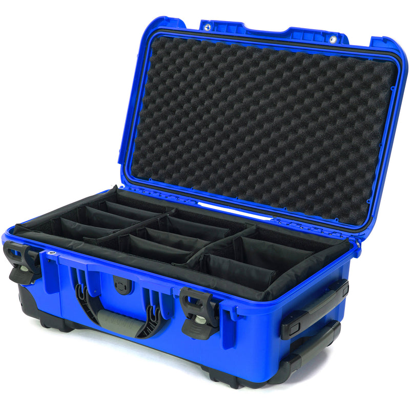 Nanuk 935 Wheeled Hard Utility Case with Padded Divider Insert (Blue)