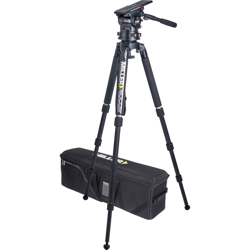 Miller CiNX 3 Fluid Head with SOLO 100 3-Stage Tripod (Carbon Fiber)