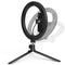 TRIGYN 10" Ring Light with Smartphone Holder and Desktop Tripod Stand