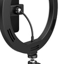 TRIGYN 10" Ring Light with Smartphone Holder and Desktop Tripod Stand