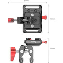 SmallRig Mini V-Lock Battery Plate with Claw-Shaped Clamp