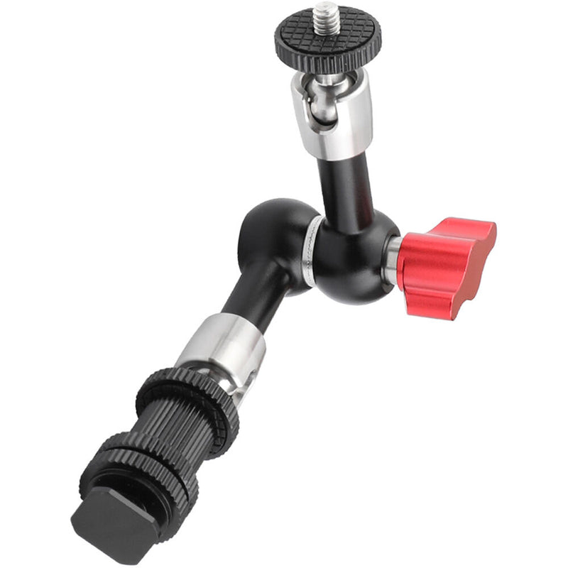 CAMVATE V4 7" Magic Arm with Stainless Steel Joints, Red Lock & Shoe Mount