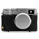 MegaGear Ever Ready Top Grain Leather Camera Case for FUJIFILM X100V (Black)