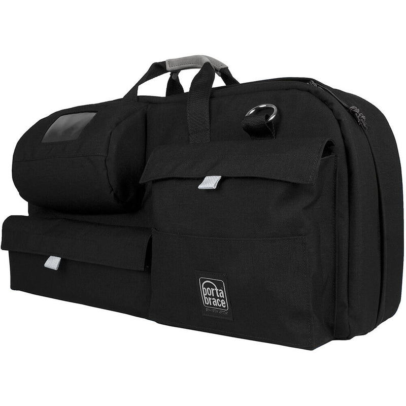 PortaBrace Carrying Case with Extra Strength Viewfinder Guard for Sony PXW-Z750 (Black)