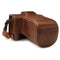 MegaGear Ever Ready Leather Camera Case for FUJIFILM X-T4 with XF 16-80mm Lens (Brown)