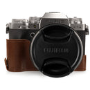 MegaGear Ever Ready Leather Half Camera Case for FUJIFILM X-T4 (Brown)