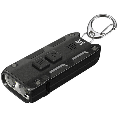 Nitecore TIP SE Rechargeable Metal Keyring Flashlight (Black)