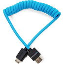 Kondor Blue Coiled Mini-HDMI to HDMI Cable (12 to 24")